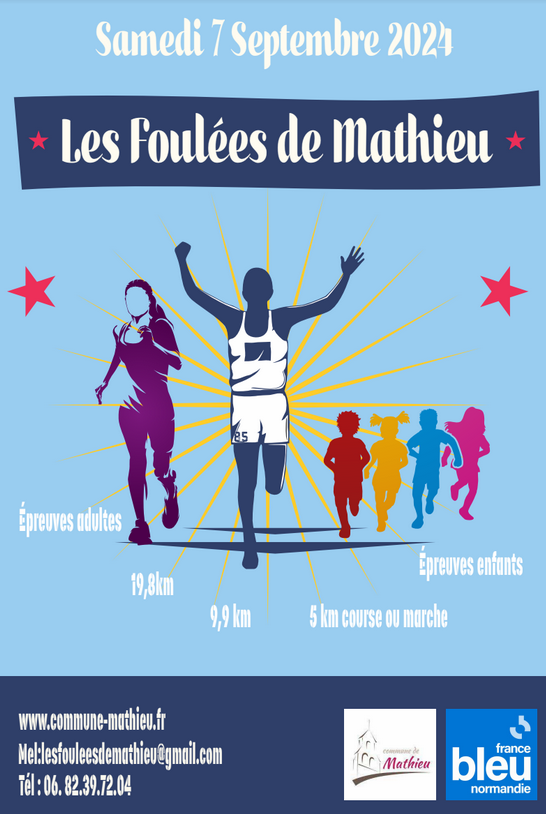 affiche foulées 2024